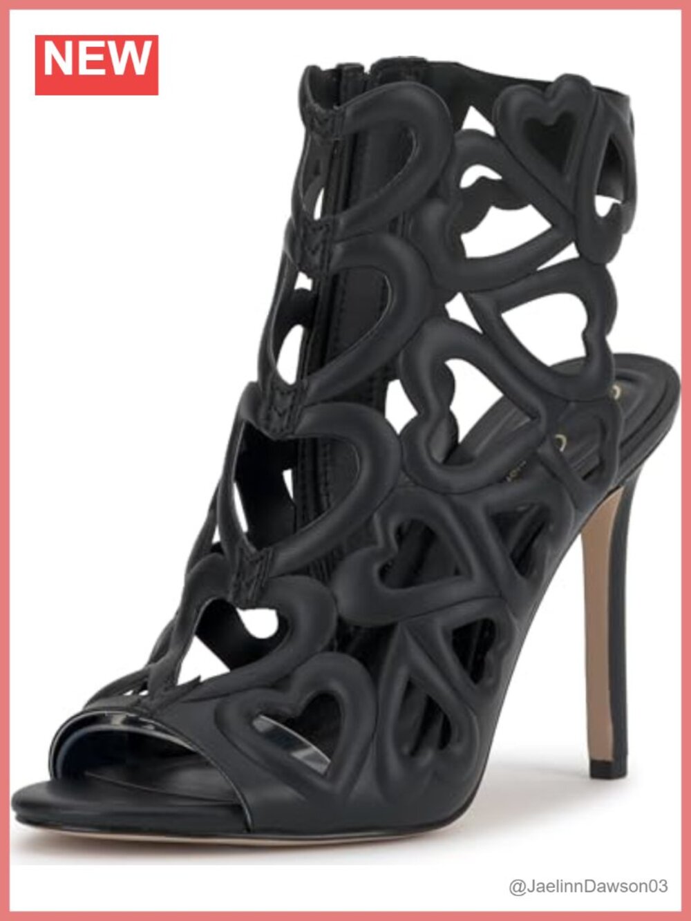 Faux Leather Stiletto Heel Sandals Ankle Strap Open Toe